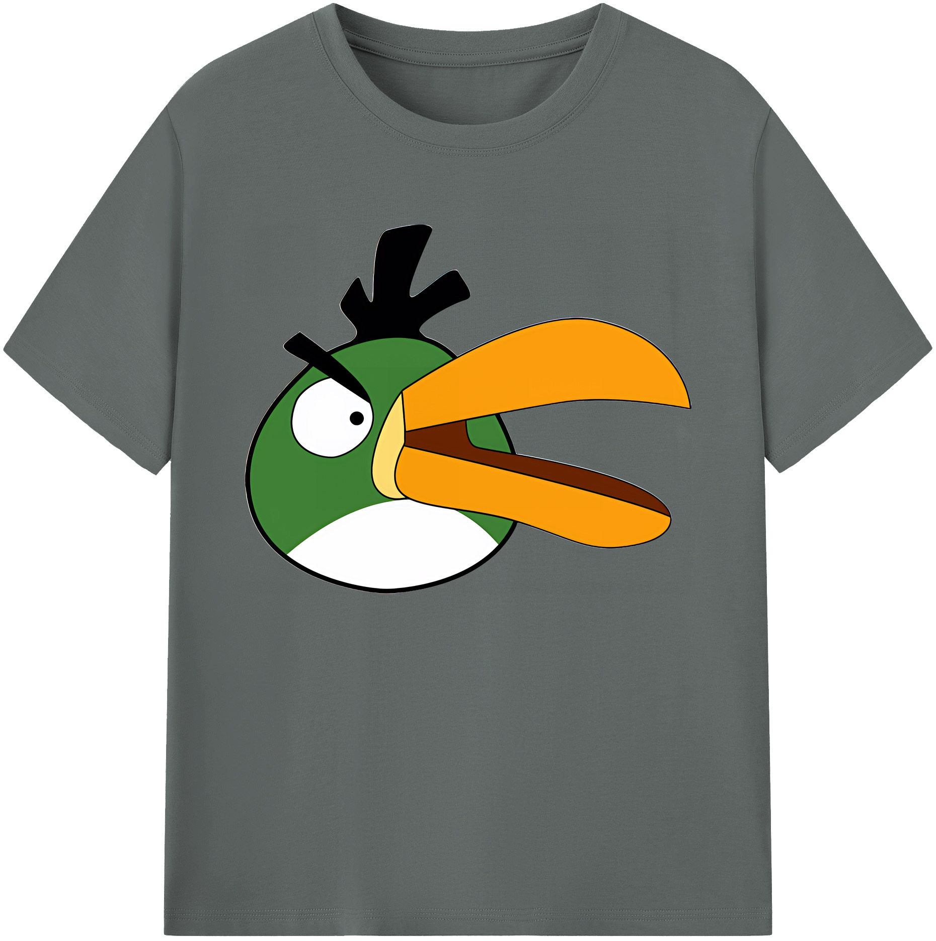 （画像用） Angry Birds アングリーバード 綿100％ メンズ半袖Tシャツ｜肌触りやわらか＆通気性